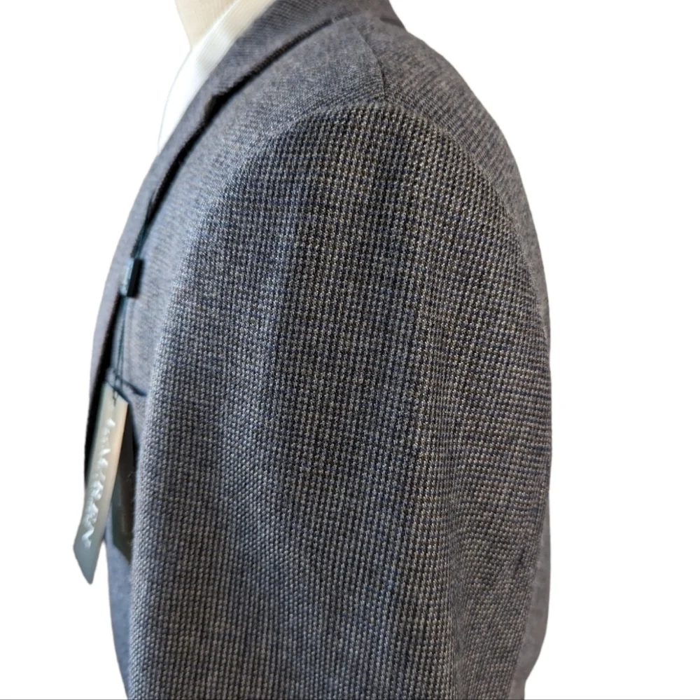 New ...Lauren Ralph Lauren Gray Tweed Blazer . . size 40L